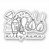 Muttermilch Aufkleber (Vorderseite)