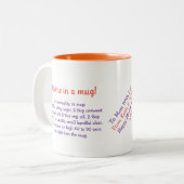 Muttermilch-Brownie in einer Tasse (Vorderseite Links)