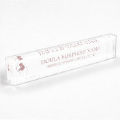 Muttermilch Doula Branding Namensplakette