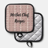 Muttermilch Koch Rezepte Topflappen (Vorderseite/Rückseite)