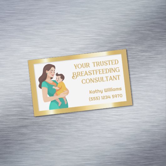 Muttermilch Magnetische Visitenkarte (Beispiel)