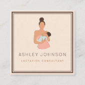 Muttermilch Muttermilch Quadratische Visitenkarte (Vorderseite)