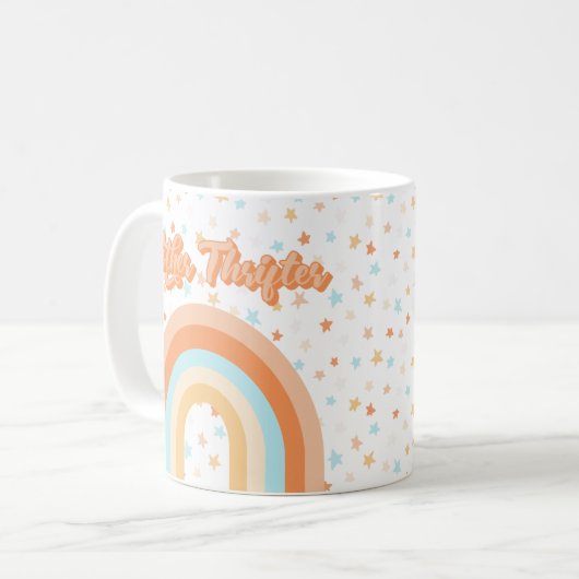 Muttermilch-Regenbogenkaffee-Tasse Kaffeetasse (Vorderseite Links)