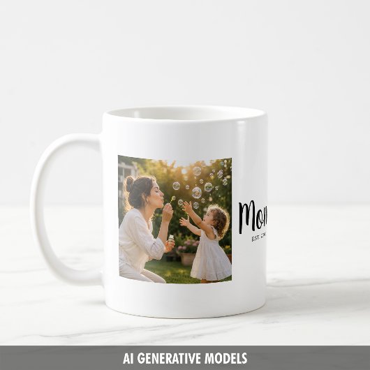 Muttermilestone-Erinnerung Foto Kaffeetasse