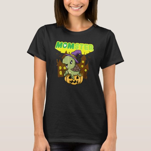 Muttermonster Gruselmutter Halloween Mama Gruselig T-Shirt (Vorderseite)