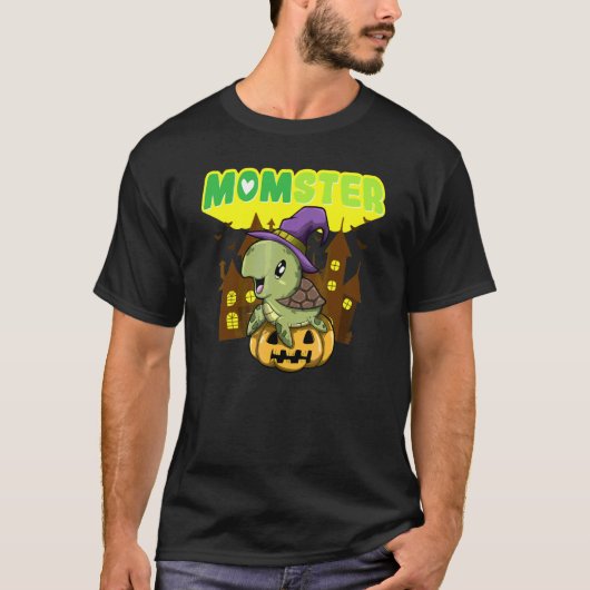 Muttermonster Schreckliche Halloween-Mutter Grusel T-Shirt (Vorderseite)