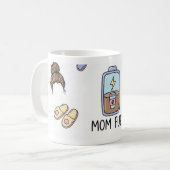 Muttermotor-Batterie-Wrap Kaffeetasse (Vorderseite Links)