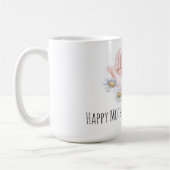 Muttermund Babyfüße Blumiger Becher Kaffeetasse (Links)
