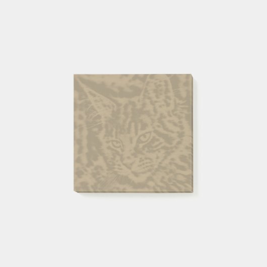 Muttermund-Katzen 3 bis 3 Post-it Klebezettel (Vorderseite)