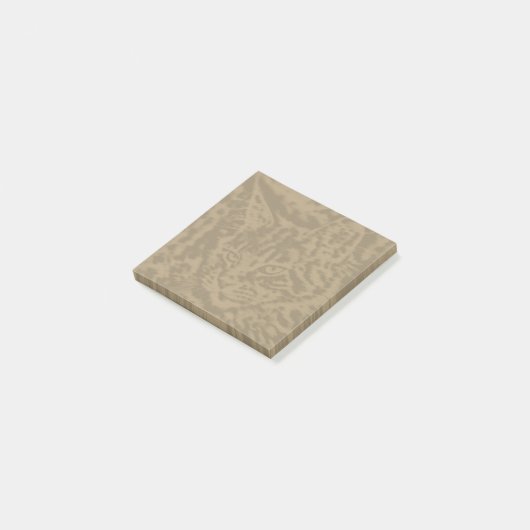 Muttermund-Katzen 3 bis 3 Post-it Klebezettel (angewinkelt)