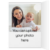 Muttermuster-Muttertags-Geburtstagskarte (Innen (Links))