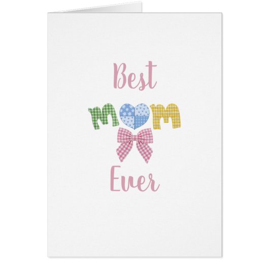 Muttermuster-Muttertags-Geburtstagskarte (Vorne)