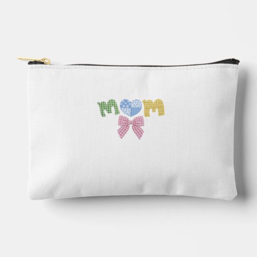 Muttermuster-Patchwork-Geschenk zum Muttertag Zubehörtasche (Vorderseite)