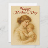 Muttermuts Embrace Feiertagskarte (Vorne/Hinten)