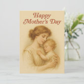 Muttermuts Embrace Feiertagskarte (Stehend Vorderseite)