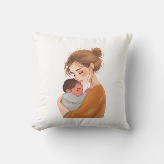 Muttermuts Embrace Kissen (Vorderseite)