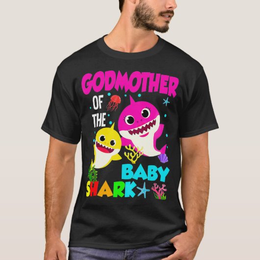 Muttermutter des Babyhais Geburtstag Godmutter Sh T-Shirt (Vorderseite)