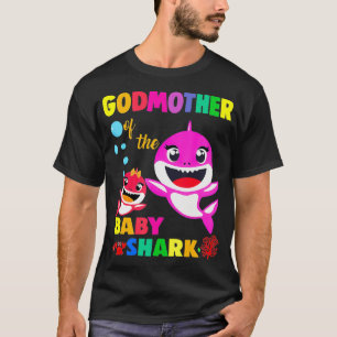 Muttermutter des Babyhais Geburtstag Godmutter Sha T-Shirt