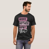 Muttermutter für Beruf Kindermädchen T-Shirt (Vorne ganz)