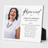 Muttermutter im Himmel für Abschluss Foto Fotoplatte (Seite)