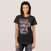 Muttermutter von Beruf Krankenschwester 1 T-Shirt (Vorne ganz)