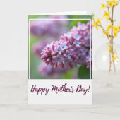 Muttermuttertagskarte mit aufblühender Liebe Karte (Gelbe Blume)