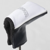 Muttern Alphabet Tracing Muttertagsgeschenk Golf Headcover (3/4 Vorderseite)