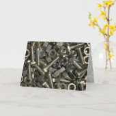 Muttern und Bolzen Karte (Gelbe Blume)