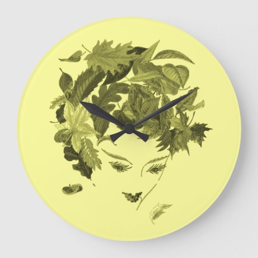 Mutternatur Große Wanduhr (Vorderseite)