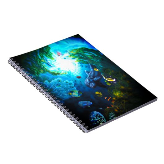 MutterOcean Dolphin-Notebook Notizblock (Rechte Seite)