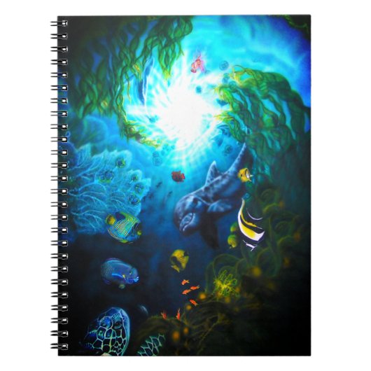 MutterOcean Dolphin-Notebook Notizblock (Vorderseite)