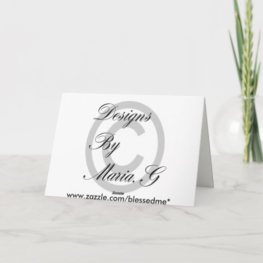 Mutterperlen Karte (Rückseite)