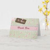 Mutterperlen Karte (Gelbe Blume)