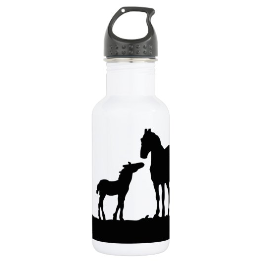 Mutterpferd Trinkflasche (Vorderseite)