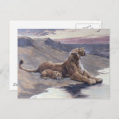 Mutterpflege Postkarte (Vorne/Hinten)