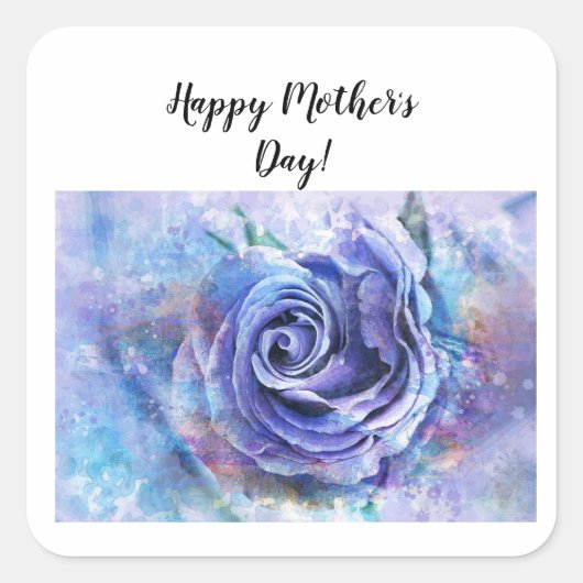 Mutterquadratischer Aufkleber (Vorderseite)