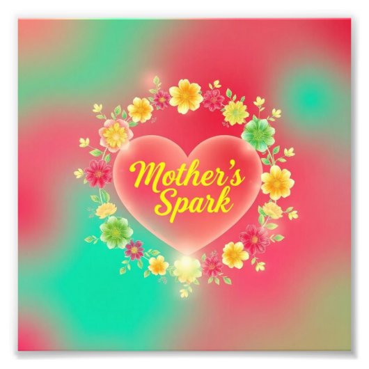 Mutter's Fiery Heart Spark Fotodruck (Vorne)