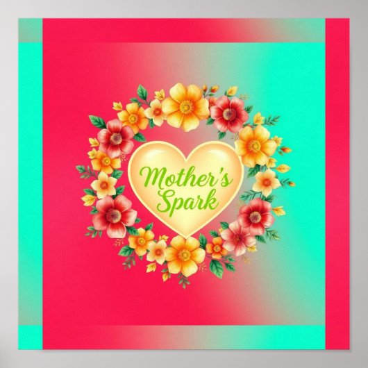 Mutter's Fiery Heart Spark Poster (Vorne)