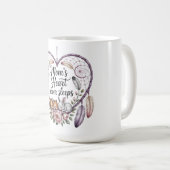 Mutters Herz schläft nie Kaffeetasse (VorderseiteRechts)