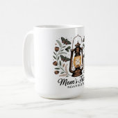 Mutters Herz schläft nie Kaffeetasse (Vorderseite Links)