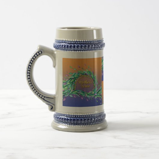 Mutter's kühne Blossom Wave Bierglas (Links)