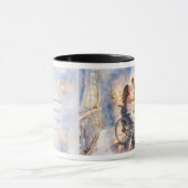 Mutters Versprechen Wasserfarben-Kunstprint Tasse (Zentrum)