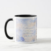 Mutters Versprechen Wasserfarben-Kunstprint Tasse (Links)