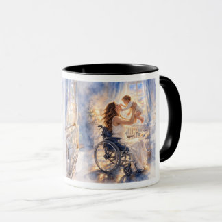Mutters Versprechen Wasserfarben-Kunstprint Tasse