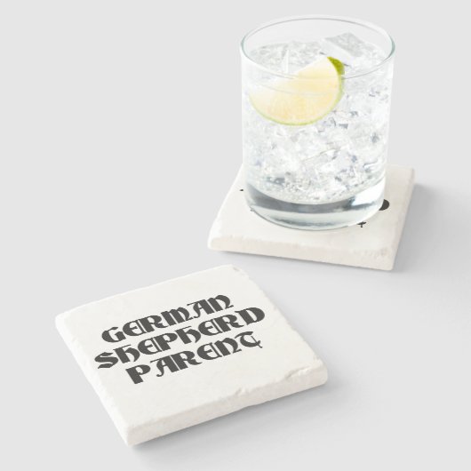 Mutterschäfer Steinuntersetzer (Seitenansicht)