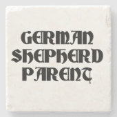 Mutterschäfer Steinuntersetzer (Vorderseite)