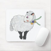 Mutterschafs nicht fett, Mutterschafs flaumig! Mousepad (Mit Mouse)