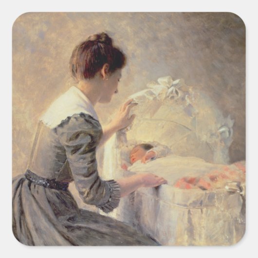 Mutterschaft, 1898 quadratischer aufkleber (Vorderseite)