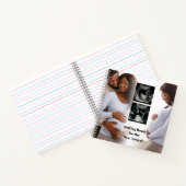 Mutterschaft 4 Fotos Eltern zu buchen Notizblock (Innenseite)