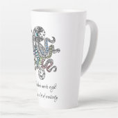 Mutterschaft braucht acht Arme künstlerische Oktop Milchtasse (Rechte Ecke)